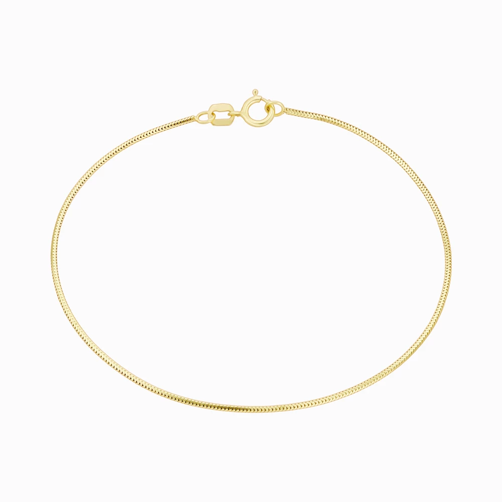 Золотой Браслет плетение Снейк (арт. 237100)