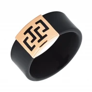 Золота Каблучка з каучуком (арт. 900626)