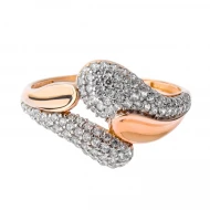 Золотое Кольцо с фианитом (арт. 417213)