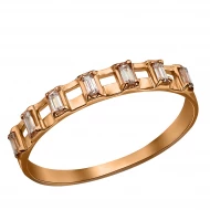 Золотое кольцо с фианитом (арт. 380572)