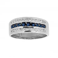 Серебряное кольцо с сапфиром (арт. RCzS-6130-Ag K)