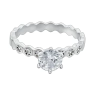 Серебряное Кольцо с фианитом (арт. 510453б)
