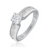 Серебряное Кольцо с фианитом (арт. К2Ф/738)