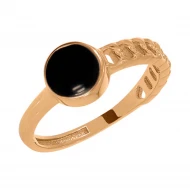 Золотое кольцо с эмалью (арт. 431169*)