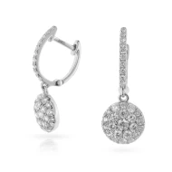 Золотi сережки з діамантами (арт. E24611-9.155-2315)