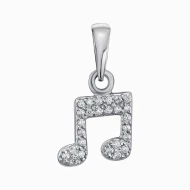 Серебряная Подвеска с куб.окс.циркония (арт. 30099р)