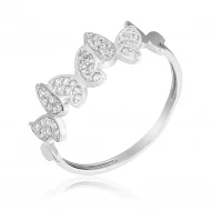 Золота Каблучка з куб. окс. цирконію (арт. 111007_2б)