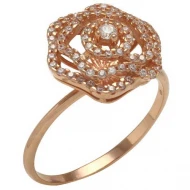 Золота Каблучка з фіанітом (арт. 330963)