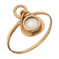 Золотое кольцо с перламутром (арт. 369658)