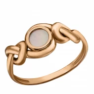 Золотое кольцо с перламутром (арт. 369652)
