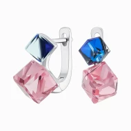 Серебряные Серьги с стеклом (арт. 9520318ср)