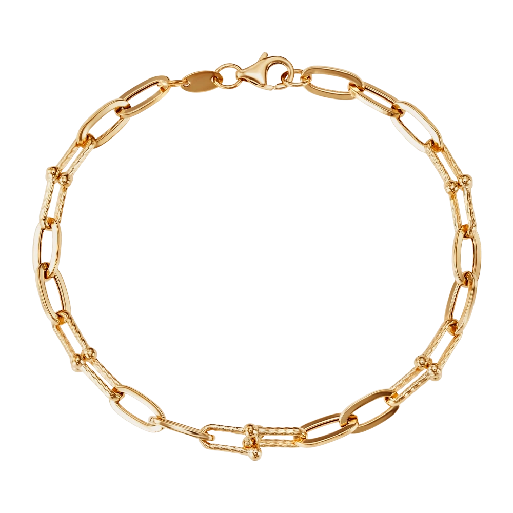 Золотий Браслет плетіння Фантазійне (арт. 2020028)