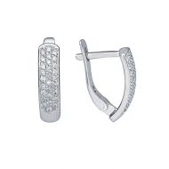 Золотые серьги с бриллиантами (арт. 29907799)