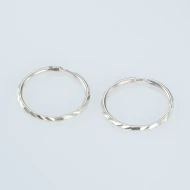 Срiбнi сережки-конго (арт. 20108/20А)