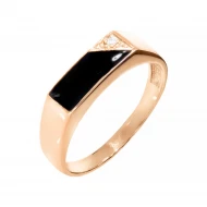 Золотое кольцо с куб.окс.циркония (арт. 611020)