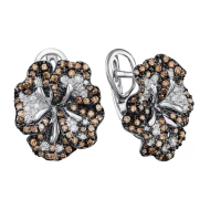 Золотi сережки з діамантами (арт. E24680-9.155-2673)