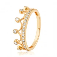 Золота Каблучка з куб. окс. цирконію (арт. КД2055)