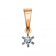 Золота підвіска з діамантами (арт. 2-3100005)