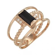 Золота Каблучка з агатом (арт. 369557)
