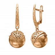 Золотi сережки-підвіски (арт. 400201)