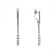 Срiбнi Сережки з куб. окс. цирконію (арт. 2893/9р-CZ)