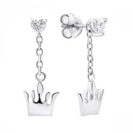 Срiбнi сережки-пусети (арт. СК2Ф/1053)