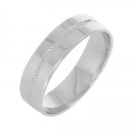 Серебряное обручальное кольцо (арт. ОКС9057)
