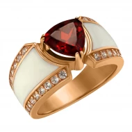 Золота Каблучка з емаллю (арт. 380367Е)