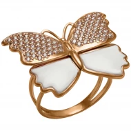 Золота Каблучка з емаллю (арт. 330110Е)