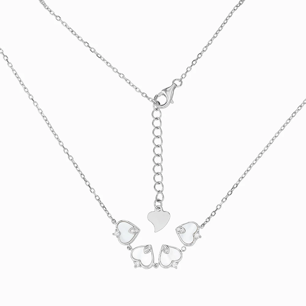 Срiбне кольє з перламутром (арт. R152Ккол)