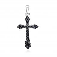 Золота підвіска з діамантами (арт. 3104072202ч)