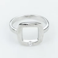 Серебряное кольцо с фианитом (арт. 9510302б)