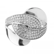 Золотое Кольцо с фианитом (арт. 417370)