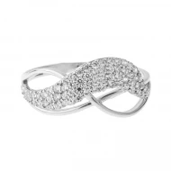 Золотое Кольцо с фианитом (арт. 417176)