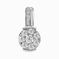 Золота підвіска з діамантами (арт. P24595-9.155-1034)