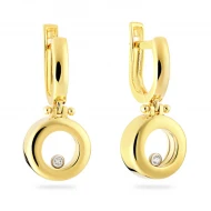 Золотые Серьги с куб.окс.циркония (арт. 101055ж)