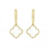 Золотi Сережки з емаллю (арт. 106342жеб)