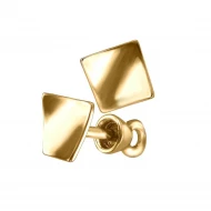 Золотые серьги-пусети (арт. 500049М)