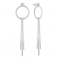 Серебряные серьги-пусети (арт. 0790.10р)