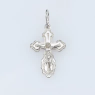 Серебряный крестик (арт. 3204-АР)
