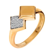 Золотое кольцо с фианитом (арт. 428214)