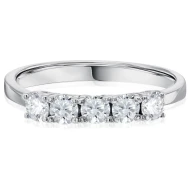 Золота каблучка з діамантами (арт. 3-13403-1)