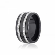 Серебряное кольцо с керамикой (арт. КК2ФК/1005)