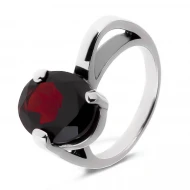 Серебряное кольцо с гранатом (арт. 6-NR4541-Гр)