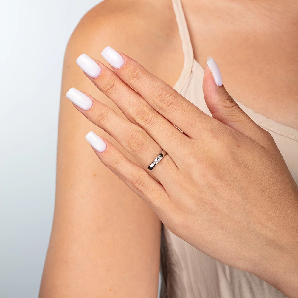 Золотое кольцо с бриллиантами (арт. 1191398202)