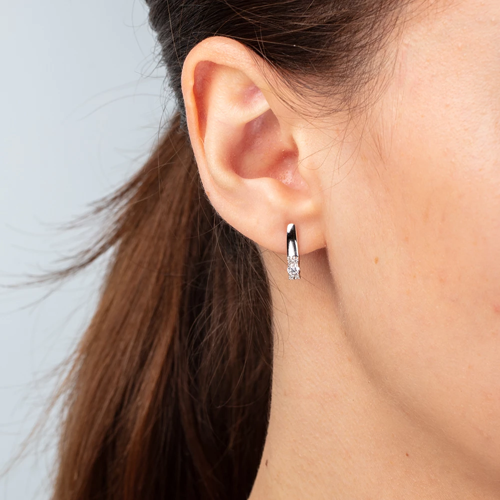 Золотые серьги с бриллиантами (арт. 2191398202)