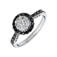 Золота каблучка з діамантами (арт. R33325-2-3-1432)