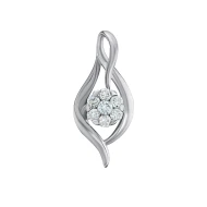 Золота підвіска з діамантами (арт. E26355)