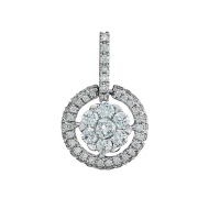 Золота підвіска з діамантами (арт. P26213-4-3-2259)