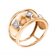 Золотое Кольцо с куб.окс.циркония (арт. КВ2757.3)